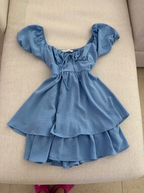 Altar’D State Short Blue Dress